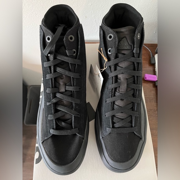 NWT Adidas Znsored Hi Sneakers - Black - Skate-Style - Various Sizes - GZ2292 - Picture 8 of 10
